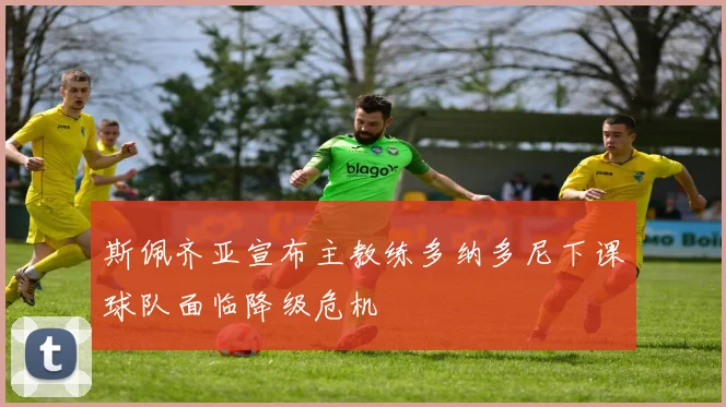 斯佩齐亚宣布主教练多纳多尼下课球队面临降级危机